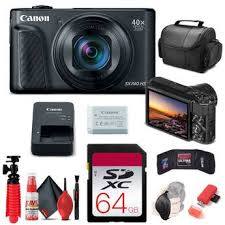 Canon PowerShot SX740 HS Digital Camera 20.3MP 40x Optical Zoom 4K UHD Wi-Fi Bluetooth + Bag & 64GB Card - Image 2