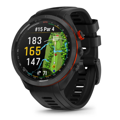 Garmin Approach S70 47mm Premium GPS Golf Smartwatch - Black