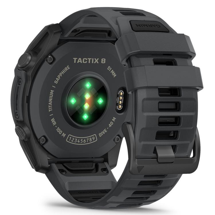 Garmin tactix 8 51mm AMOLED Tactical GPS Smartwatch - Slate Gray Cerakote - Image 3