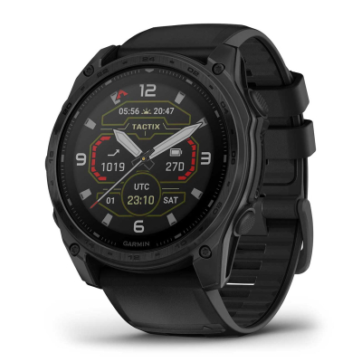 Garmin tactix 8 Solar Elite 51mm Tactical GPS Smartwatch - Black/Pebble Gray