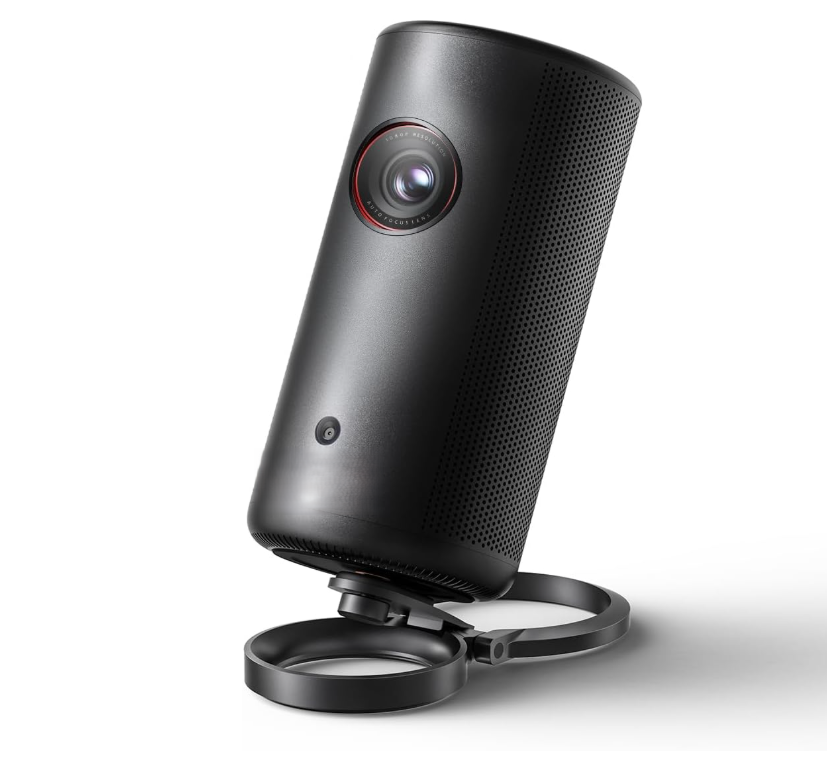 Capsule 3 Portable Smart Projector with Foldable Stand – Full HD 1080p, Wi-Fi