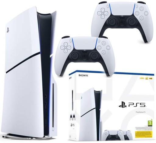 PlayStation 5 Slim Console + Extra PlayStation 5 DualSense Wireless Controller - Image 2